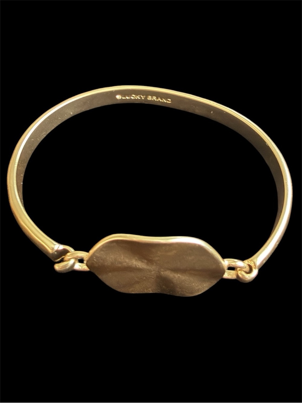 Lucky Brand Gold Sculpted Centerpiece Bangle